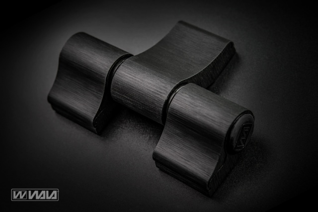Surface hinges WX 3-wings asymmetric C-35 Black anode F40