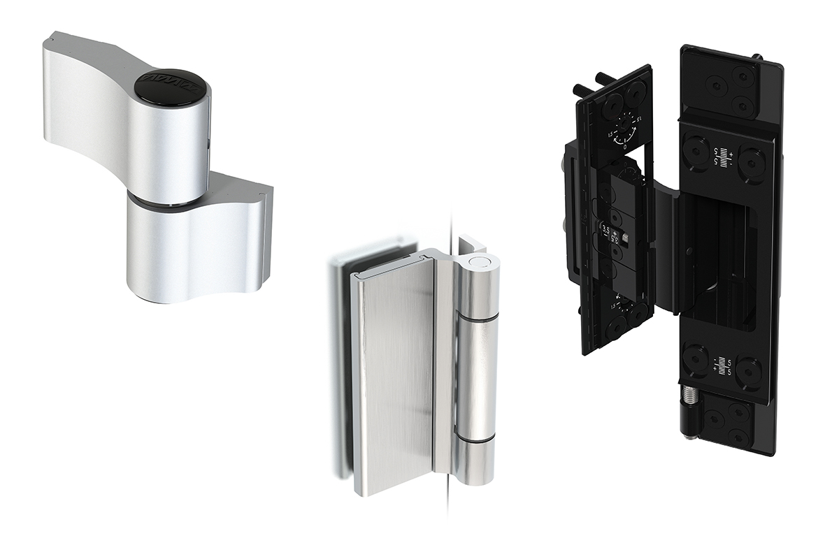 Hinges for aluminium systems