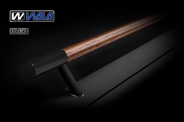 New aluminium handles with wooden baluster!