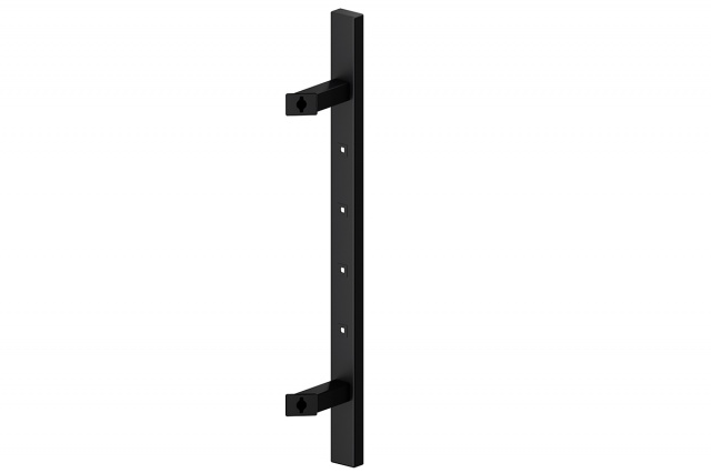 QA45 RAL9005 40x20 LED холодный белый квадрат в трубке ручки