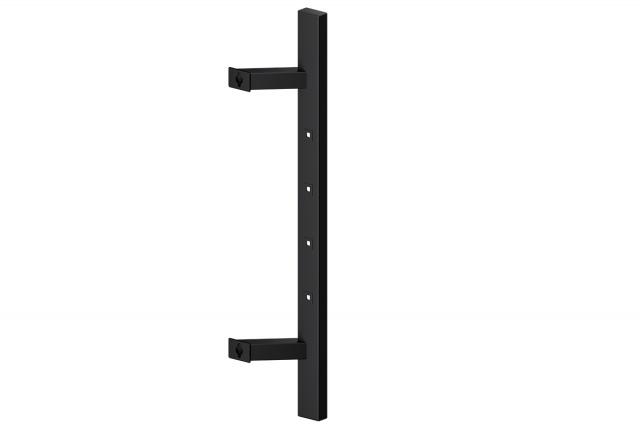 QA45RX RAL9005 40x20 LED холодный белый квадрат в трубке ручки