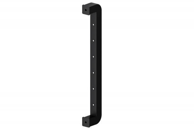 QA90C RAL9005 40x40 LED холодный белый квадрат в трубке ручки