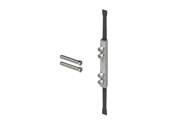long WN block with positioning sleeves + dowel screws