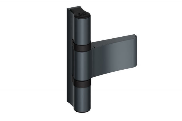 AXL 3- wing hinge for PVC door - RAL7016