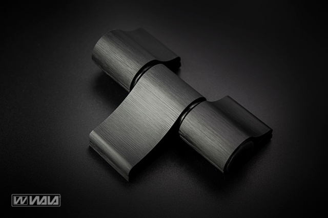 Surface hinges WX 3-wings asymmetric C-35 Black anode F40