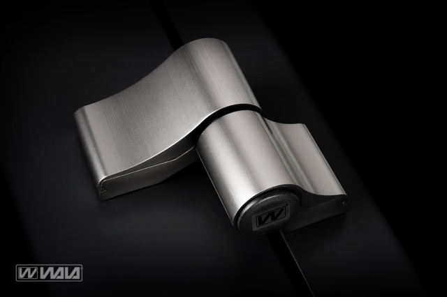 Surface hinges WX 2-wings asymmetric INOX