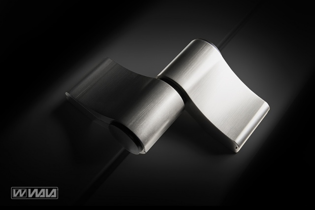 Surface hinges MX symmetric 2-wings INOX