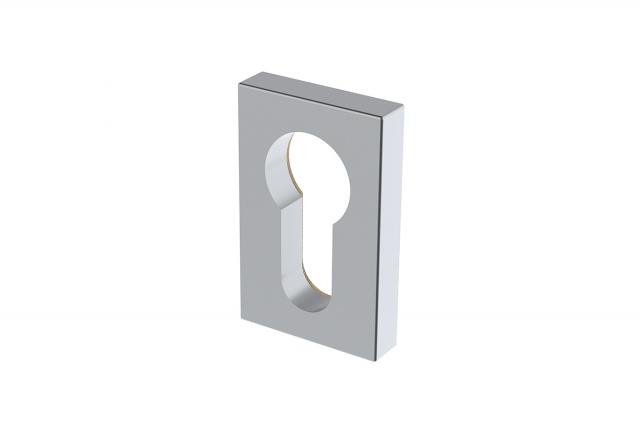 GLUE-ON ESCUTCHEON RECTANGULAR