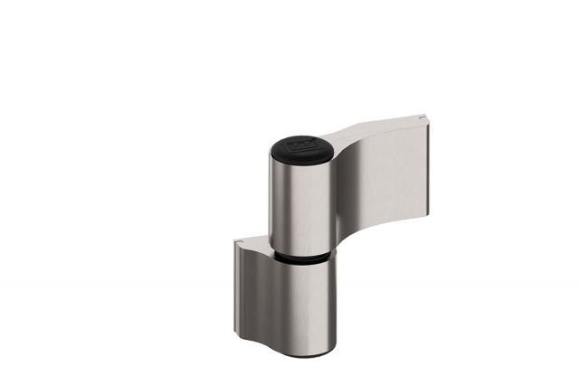 Surface hinges WEX narrow frame 2-wings INOX