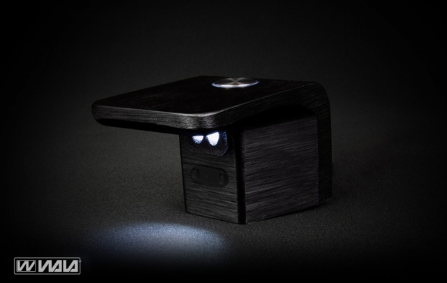 New door knob with microswitch and LED