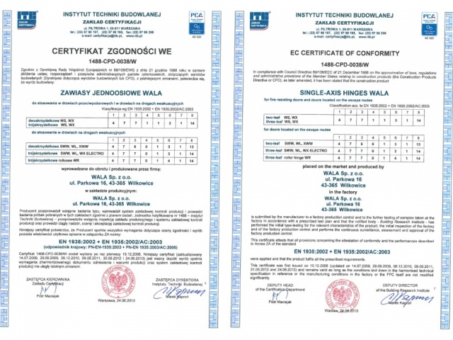 EG-Konformitätszertifikat